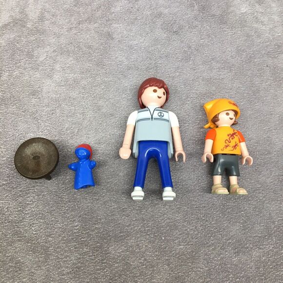 Playmobil Puppet, Child, Man & Stool - Picture 3 of 5